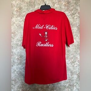 V I N T A G E Red Men's Polo Shirt